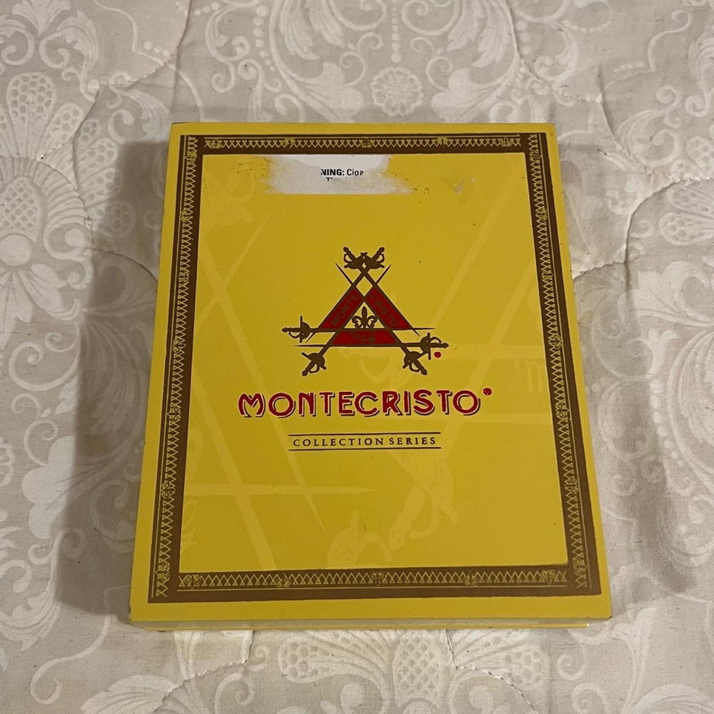 Montecristo Collection Series Yellow Empty Cigar Box